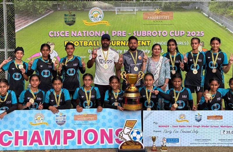 Punjab Girls Become Champions in Pre-Subroto Cup